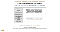 Desktop Screenshot of extremetemperatureelectronics.com